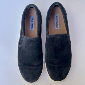 Steve Madden Women's Gills suede Platform Slip on Sneakers Size 10